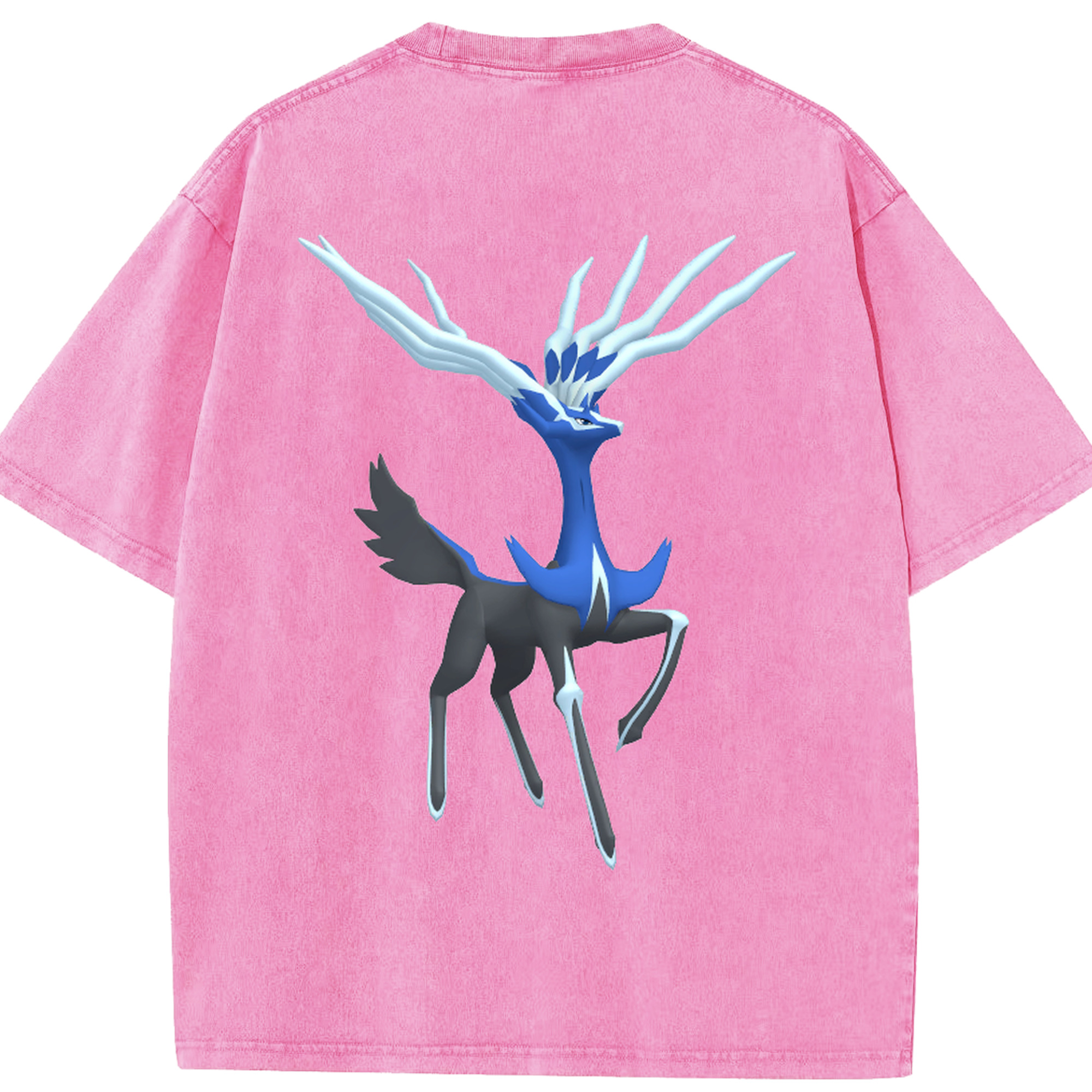 （画像用） ポケットモンスター Pokémon 綿100% ヴィンテージ風 半袖Tシャツ（背面プリント）